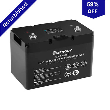 Refurbished 12V 100Ah Smart Lithium Iron Phosphate Battery