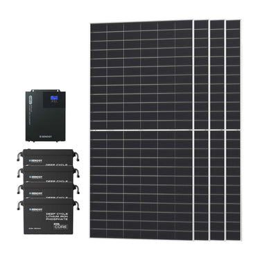 14.4kWh Power Kit | 4*590W Panel, 3500W Inverter