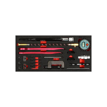 BoxoUSA 21-Piece Specialty Moto Tool Set | 1/3 Drawer EVA Foam BX936-R