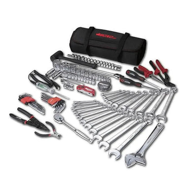 BoxoUSA Combo Tool Roll | 82-Piece Metric and SAE Tool Roll and Dry Bag PA922-C