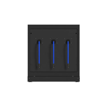 BoxoUSA OSM Pro Series | 34" Oil, Air, and Electrical Reel Cabinet MST34A10AGW-BK