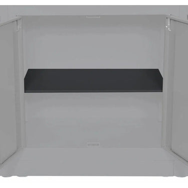 BoxoUSA Shelf for 26" Double Door Closet MST260001DG2, Dark Grey P-MST-04-1DG2