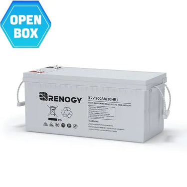 Open Box Deep Cycle AGM Battery 12 Volt 200Ah