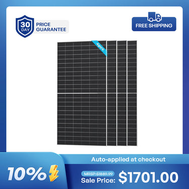 590W N-Type Bifacial Solar Panel(2-Pack)