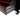 BoxoUSA Pro Series | 35" 5-Drawer Flip-Top Service Cart Tool Box UAS341051L-BK-R