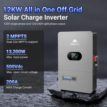 Inversor Solar Aislado Todo en Uno Sungold Power 12KW FR12K-B