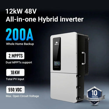 Sungold Power Inversor Solar Híbrido Todo en Uno 12KW 48V SGS-12K18MAX