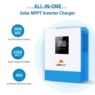 Inversor cargador solar Sungold Power 10000W 48V (2 unidades en paralelo)
