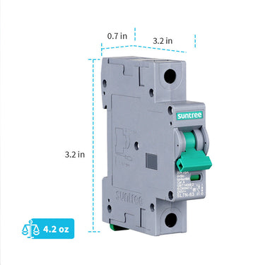 10A/16A/32A/50A/63A 1P DC Miniature Circuit Breaker — 10A