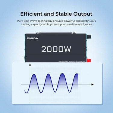Refurbished 2000W 12V Pure Sine Wave Inverter
