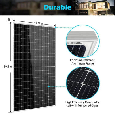 Panel solar PERC monocristalino de 550 vatios Sungold Power