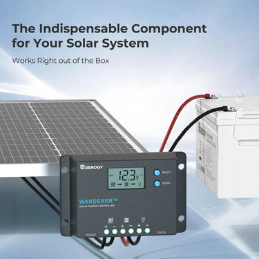 Wanderer 10A PWM Charge Controller — Controller Only