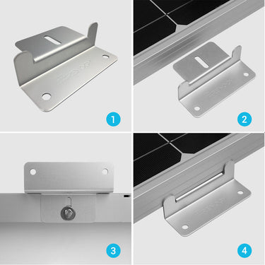 Solar Panel Mounting Z Bracket -- Set of 4 — 2 sets（Hot Sale）