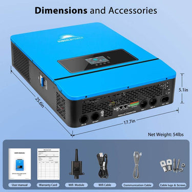 Inversor solar Sungold Power de 8KW 48V de fase dividida