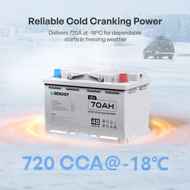 12V 70Ah Start-Stop AGM Battery