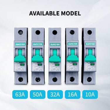 10A/16A/32A/50A/63A 1P DC Miniature Circuit Breaker — 10A