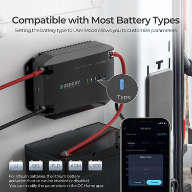 12V 20A DC to DC Battery Charger — 🔥w/ Bluetooth