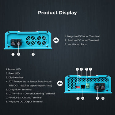 12V 60A DC to DC Battery Charger