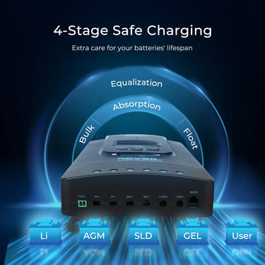 400W 12V Complete Solar Panel Kit with 3.6kWh Battery — 3.6kWh Deep Cycle AGM Batteries (3*12V 100Ah)