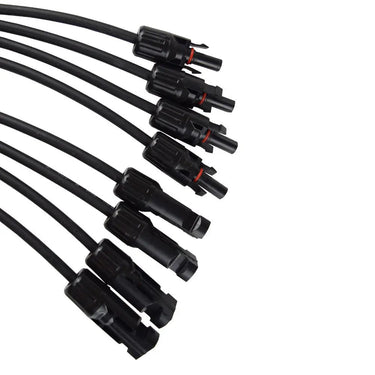 4 to 1 Solar Branch Connectors MMMMF+FFFFM Pair