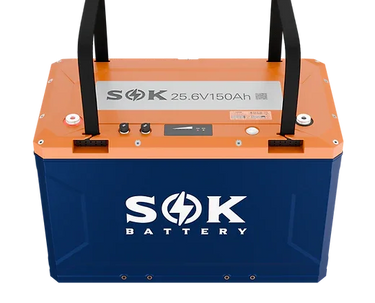 SOK Battery SK24V150PH 24V 150Ah Battery, Built-in heater & Bluetooth, Victron CAN Comms