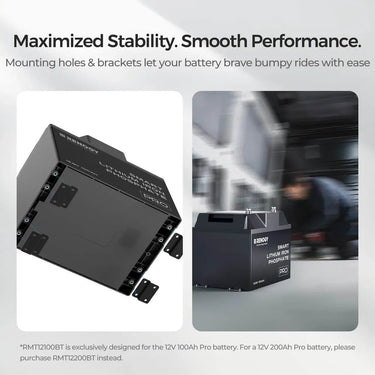 Renogy Mounting Brackets for 12V 100Ah Pro LiFePO4 Batteries (Set of 4)
