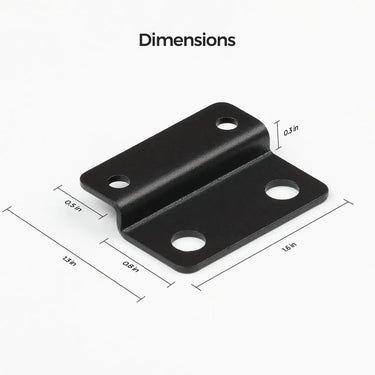 Renogy Mounting Brackets for 12V 100Ah Pro LiFePO4 Batteries (Set of 4)