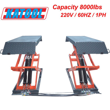 KT-X95 8,000 lbs Full Rise Scissor Lift — 110V