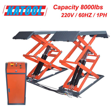 KT-X95 8,000 lbs Full Rise Scissor Lift — 220V