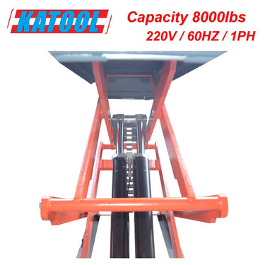 KT-X95 8,000 lbs Full Rise Scissor Lift — 110V