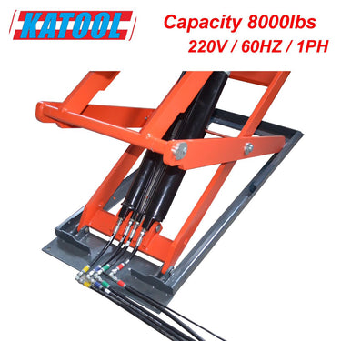 KT-X95 8,000 lbs Full Rise Scissor Lift — 220V