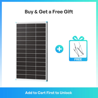 100/200W N-Type Bifacial Solar Panel — 100W / 2 Pieces