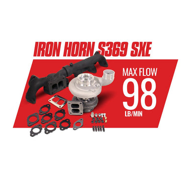 BD Diesel BD Iron Horn 5.9L Cummins Turbo Kit S369SXE 80 0.91AR Dodge 2003-2007 | 1045178