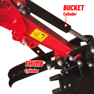Katool KT-EX20 Mini Excavator B&S Gas Engine with Mechanical Thumb