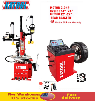 KATOOL KT-T830 Tire Changer & KT-B700 Wheel Balancer Combo — KATOOL KT-T830 Tire Changer & KT-B700 Wheel Balancer Combo only