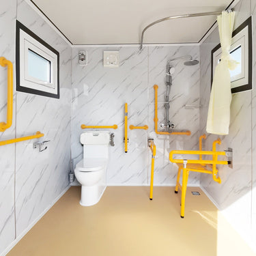 10ft Handicap-Accessible Portable Toilet with Shower