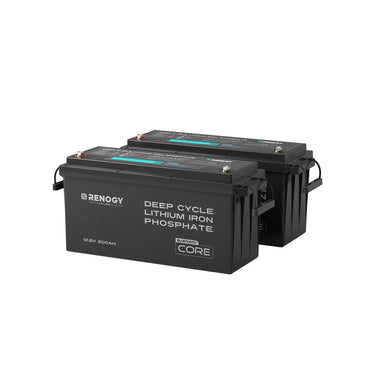 12V 200Ah Lithium Iron Phosphate Battery w/ Bluetooth