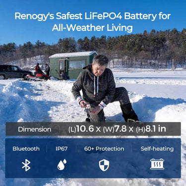 12V 200Ah Smart LiFePO4 Battery w/ Bluetooth & Self-Heating | Pro Series — 🔥2 Pack