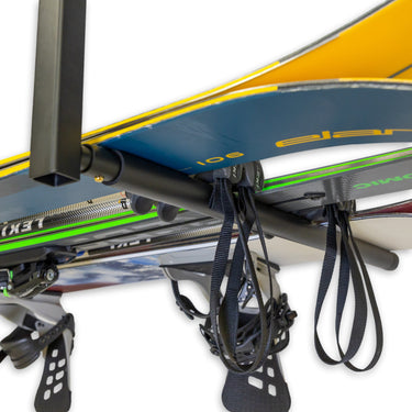 Hi-Port 2 | Soporte de techo ajustable para esquís y tablas de snowboard | Individual | Capacidad para 34 kg