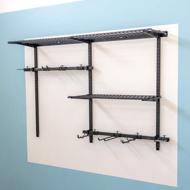 G-Sport Pro | Sistema de almacenamiento de pared ajustable | Soporta 227 kg