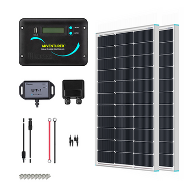 200W 12V Essential Solar Panel Kit