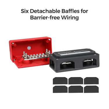 100A/300A  Red/Black Busbar — 300A  Black Busbar
