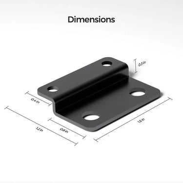 Renogy Mounting Brackets for 12V 200Ah Pro LiFePO4 Batteries (Set of 4)