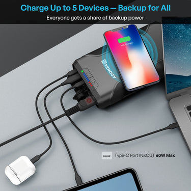 Renogy 72000mAh 266Wh Power Bank — Portable Power Bank 2 Packs - $149.99/pack