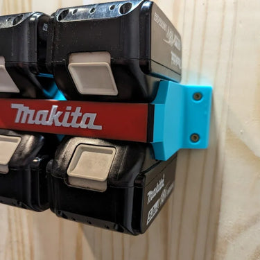 Wall Mount for Makita 18v Batteries x4 (RS-Mk18WM)