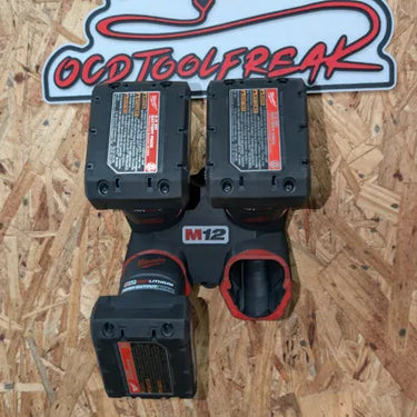 Wall Mount for M12 Batteries x4 (RS-M12BWM)
