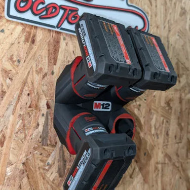 Wall Mount for M12 Batteries x4 (RS-M12BWM)