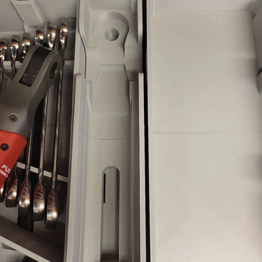 Packout Ultra Slim Drawer Insert for Small M12 Ratchet (MDD-MR) - Milwaukee Dave Design