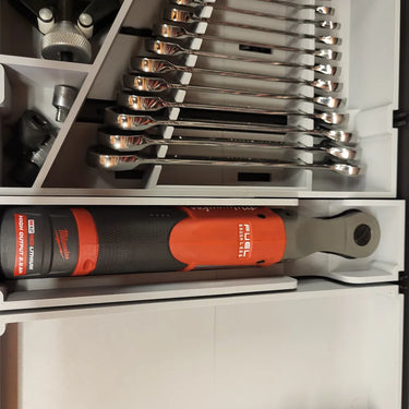 Packout Ultra Slim Drawer Insert for Small M12 Ratchet (MDD-MR) - Milwaukee Dave Design