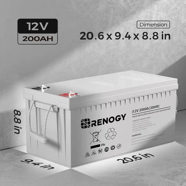 12V 200Ah Deep Cycle AGM Battery